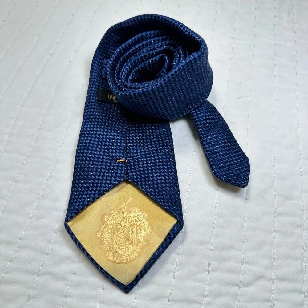 Donald J Trump Signature Collection Men’s Neck Tie 100% Silk Luxury Gold Bar